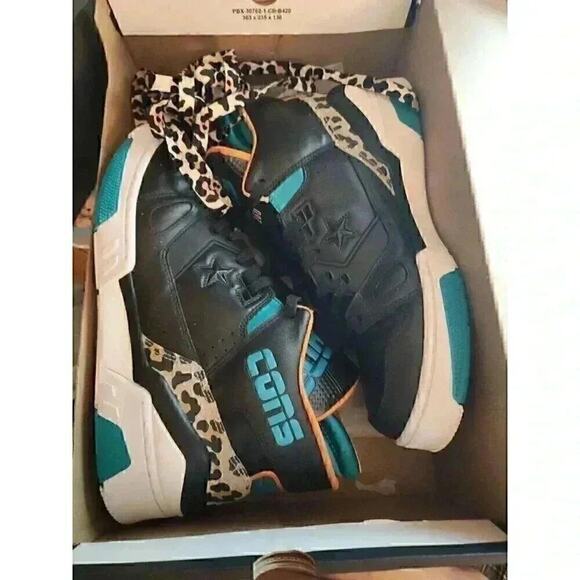 Mens Sz 9.5 Womens Sz 11 Converse Cons ERX 260 Animal Mid Excellent See Pics - Picture 1 of 11